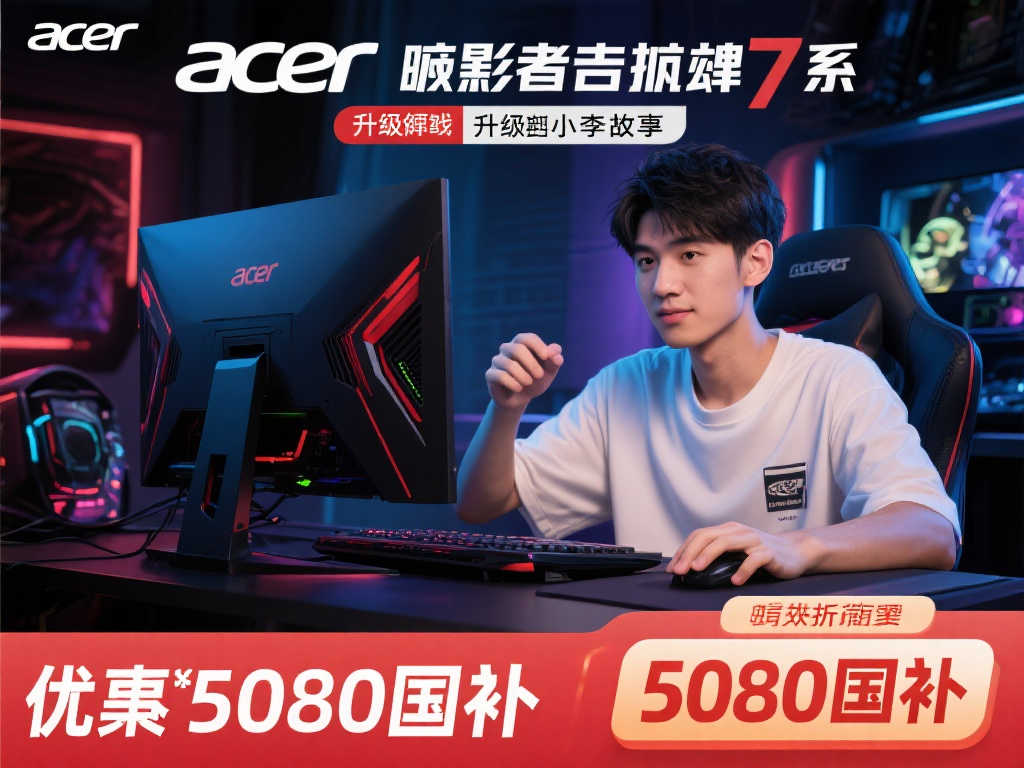 5080国补加持！宏碁暗影骑士·擎7系列直降高达2000元